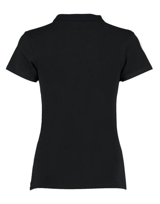Kustom Kit Ladies Regular Mandarin Top - Black