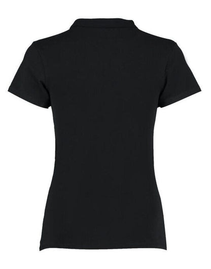 Kustom Kit Ladies Regular Mandarin Top - Black