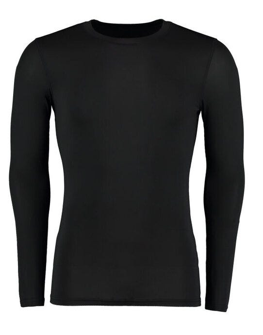 Kustom Kit Mens Warmtex LS Baselayer - Black