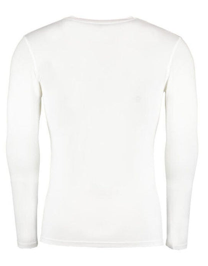 Kustom Kit Mens Warmtex LS Baselayer - White