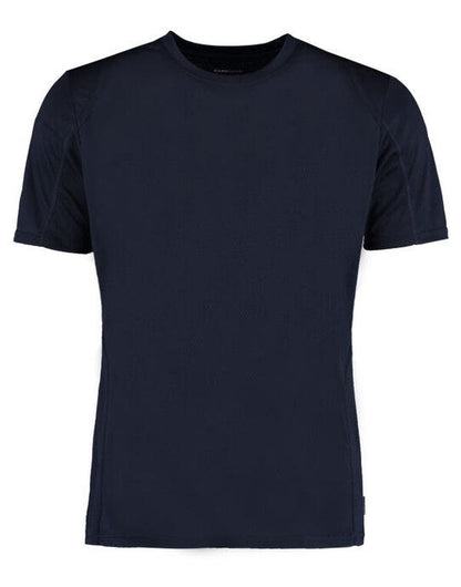 Kustom Kit Mens Cooltex Contrast Tee - Navy/Navy