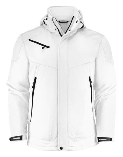 Printer Essentials Men Skeleton Softshel - White