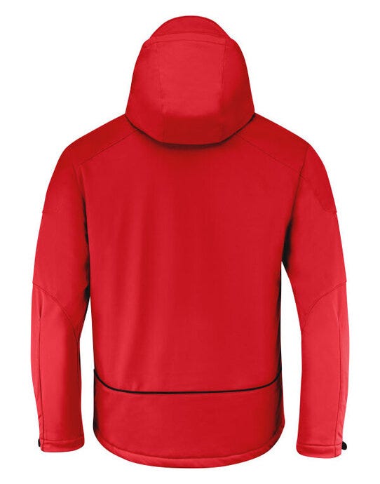 Printer Essentials Men Skeleton Softshel - Red