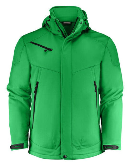 Printer Essentials Men Skeleton Softshel - Fresh Green