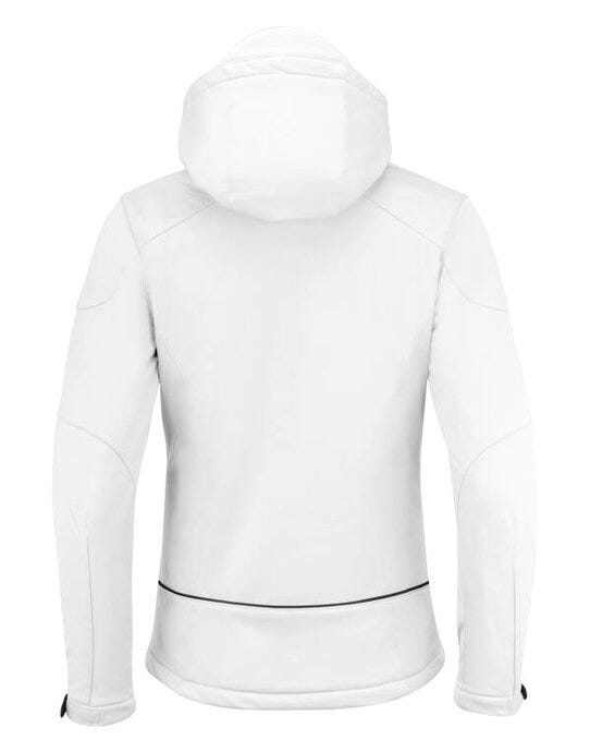 Printer Essentials Printer Ladies Skeleton Softshell Jacket - White