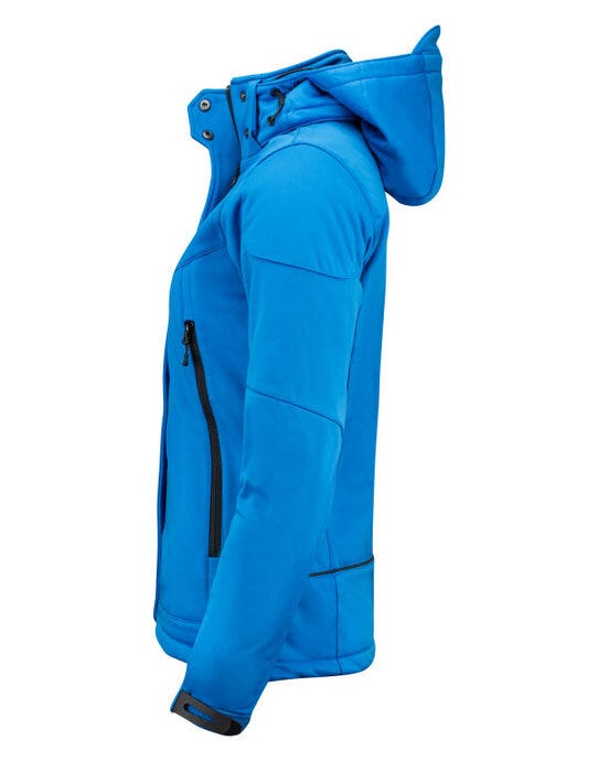 Printer Essentials Printer Ladies Skeleton Softshell Jacket - Ocean Blue