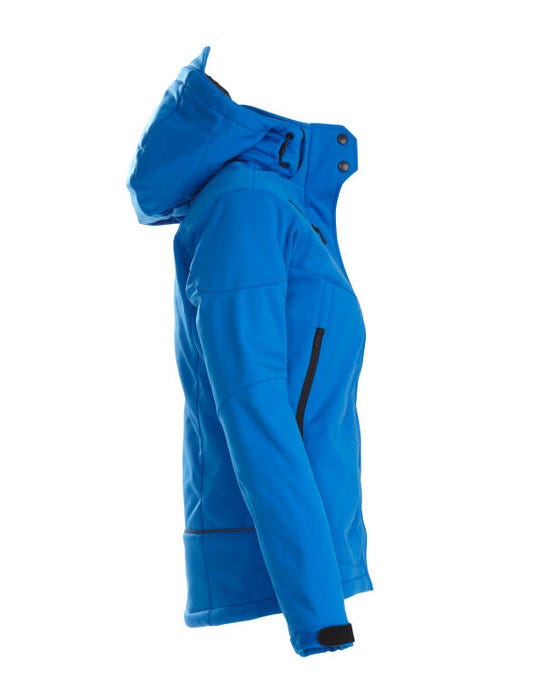Printer Essentials Printer Ladies Skeleton Softshell Jacket - Ocean Blue