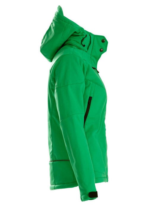 Printer Essentials Printer Ladies Skeleton Softshell Jacket - Fresh Green