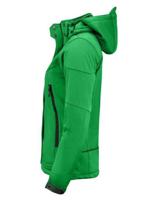Printer Essentials Printer Ladies Skeleton Softshell Jacket - Fresh Green