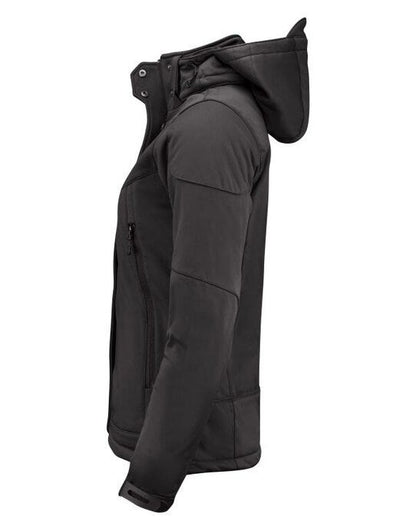 Printer Essentials Printer Ladies Skeleton Softshell Jacket - Black