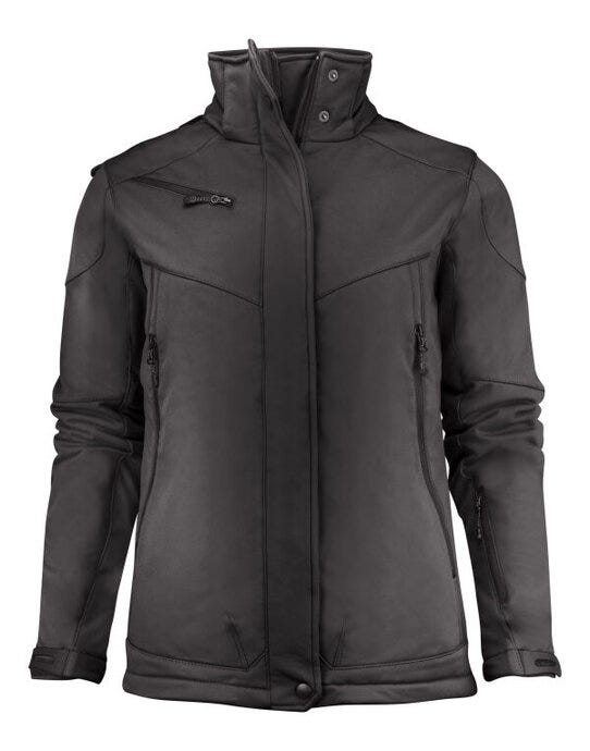 Printer Essentials Printer Ladies Skeleton Softshell Jacket - Black