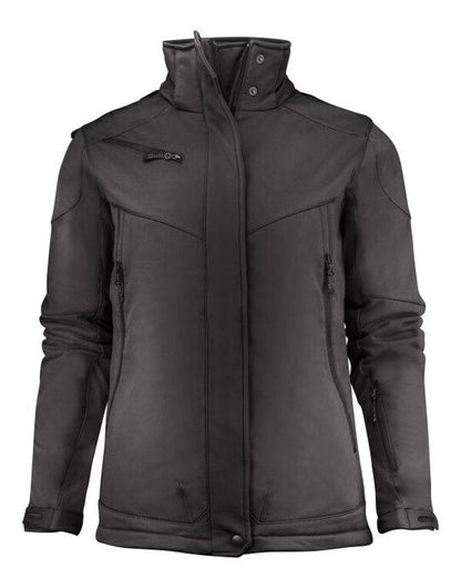 Printer Essentials Printer Ladies Skeleton Softshell Jacket - Black
