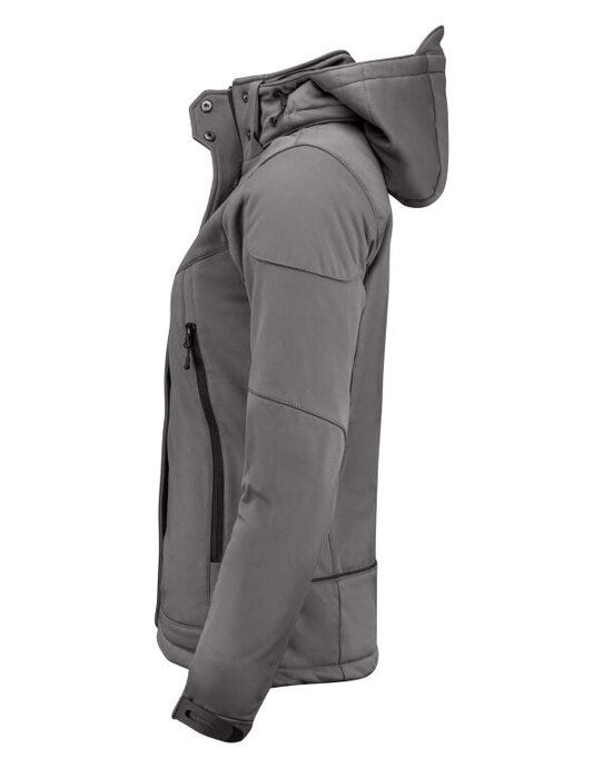 Printer Essentials Printer Ladies Skeleton Softshell Jacket - Steel Grey