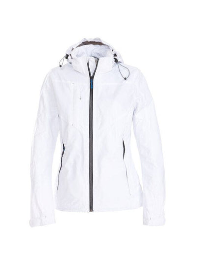 Printer Essentials Printer Ladies Flat Track Jacket - White