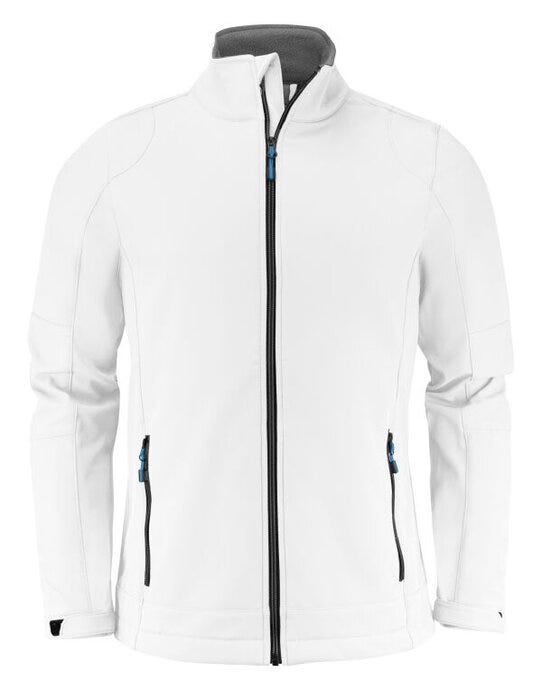 Printer Essentials Printer Mens Trial Softshell Jacket - White