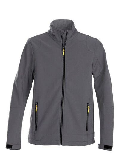Printer Essentials Printer Mens Trial Softshell Jacket - Steel Grey