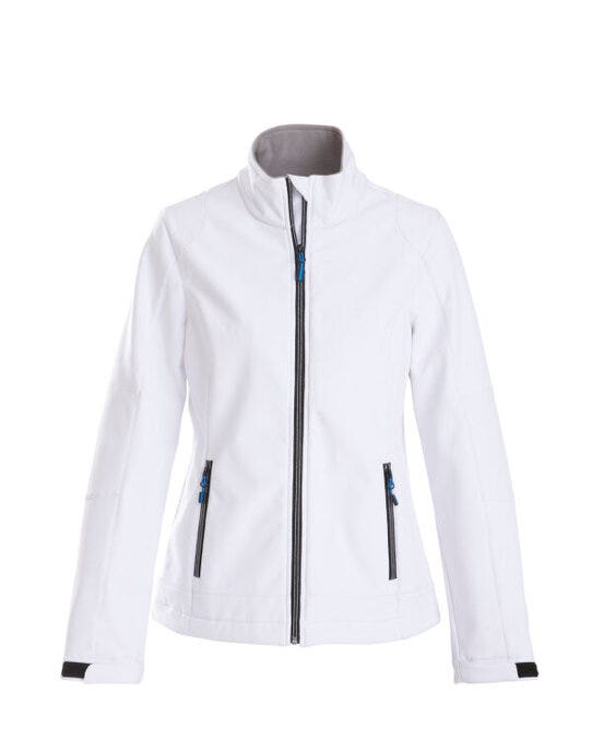 Printer Essentials Printer Ladies Trial Softshell Jacket - White