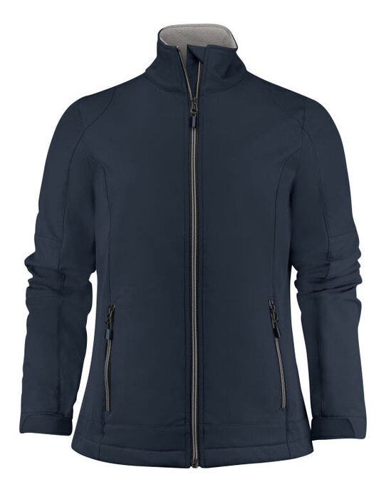 Printer Essentials Printer Ladies Trial Softshell Jacket - Dark Navy