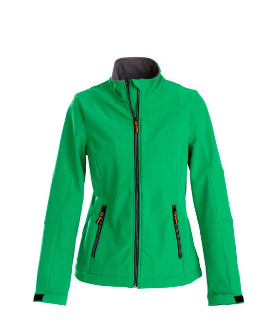 Printer Essentials Printer Ladies Trial Softshell Jacket - Fresh Green