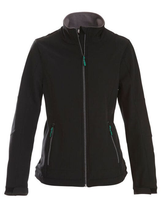 Printer Essentials Printer Ladies Trial Softshell Jacket - Black