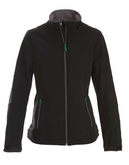 Printer Essentials Printer Ladies Trial Softshell Jacket - Black