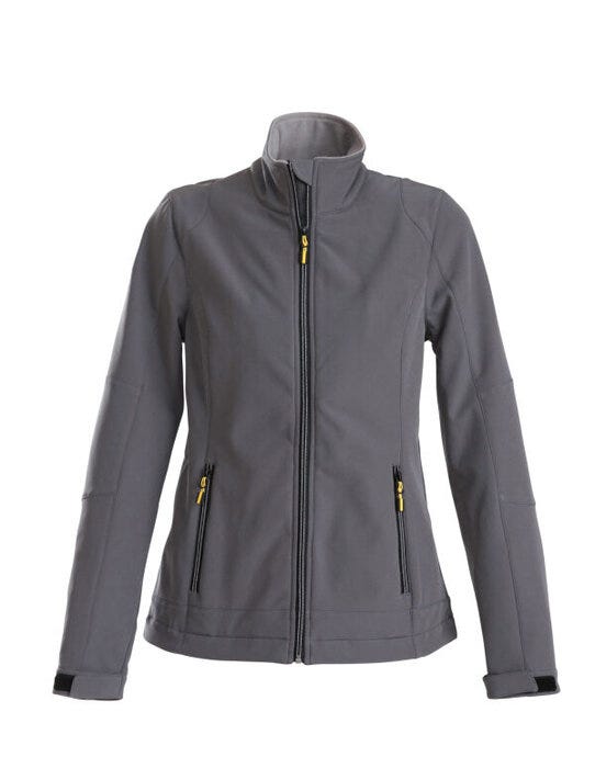 Printer Essentials Printer Ladies Trial Softshell Jacket - Steel Grey