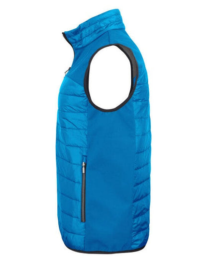 Printer Essentials Printer Mens Expedition Vest - Ocean Blue