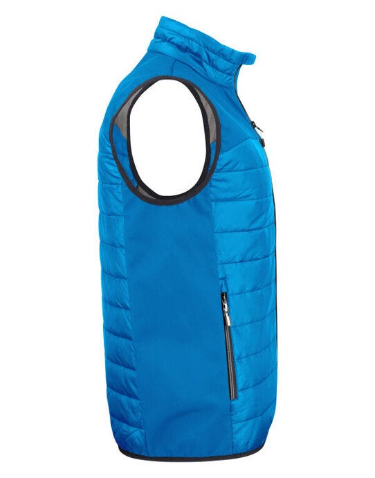 Printer Essentials Printer Mens Expedition Vest - Ocean Blue
