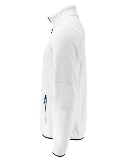 Printer Essentials Printer Mens Speedway Fleece Jacket - White