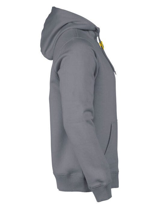 Printer Essentials Printer Mens Fastpitch Hooded Sweater - Steel Grey
