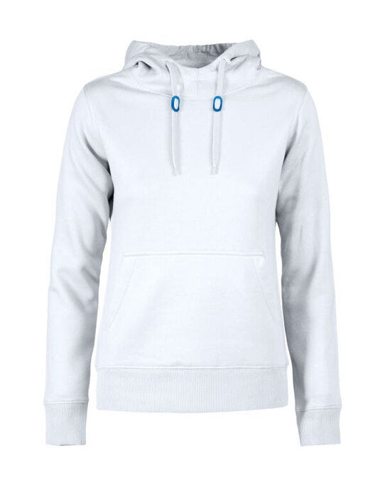 Printer Essentials Printer Ladies Fastpitch Hooded Sweater - White