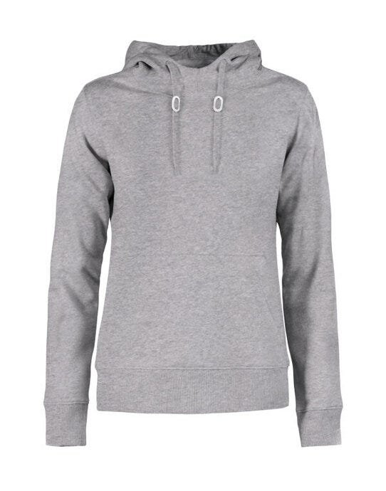 Printer Essentials Printer Ladies Fastpitch Hooded Sweater - Grey Melange