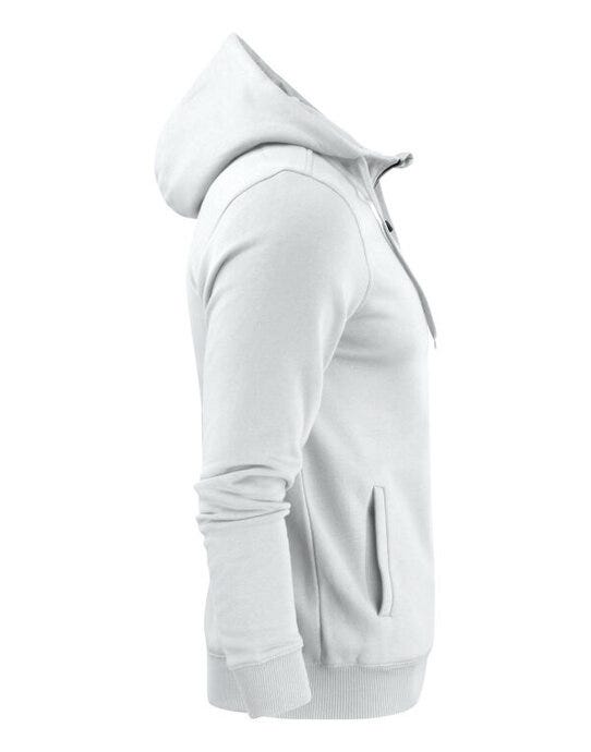 Printer Essentials Printer Mens Overhead Full Zip Hoodie - White