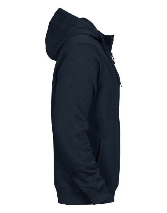 Printer Essentials Printer Mens Overhead Full Zip Hoodie - Dark Navy