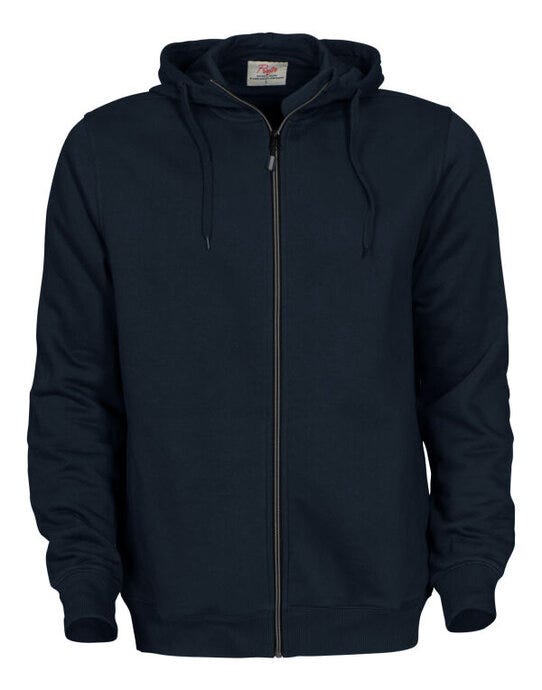 Printer Essentials Printer Mens Overhead Full Zip Hoodie - Dark Navy