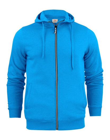 Printer Essentials Printer Mens Overhead Full Zip Hoodie - Ocean Blue