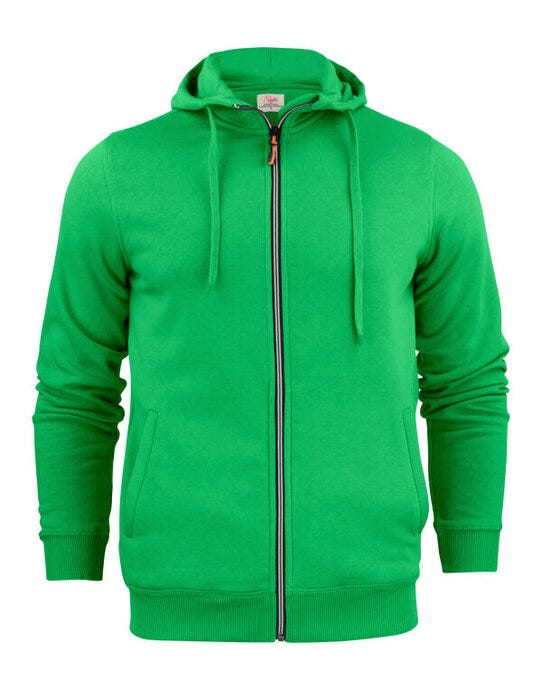 Printer Essentials Printer Mens Overhead Full Zip Hoodie - Fresh Green