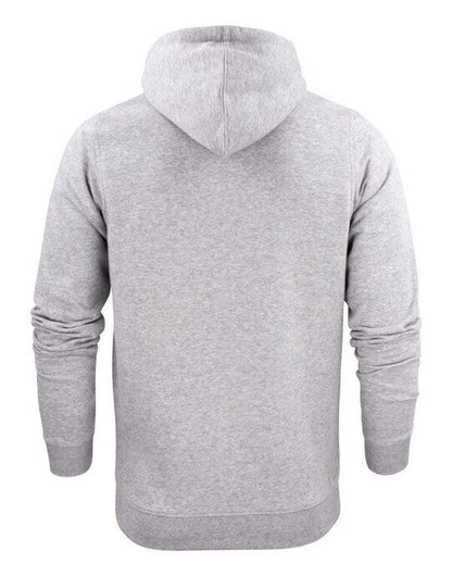 Printer Essentials Printer Mens Overhead Full Zip Hoodie - Grey Melange