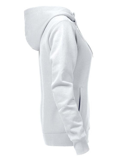 Printer Essentials Printer Ladies Overhead Full Zip Hoody - White