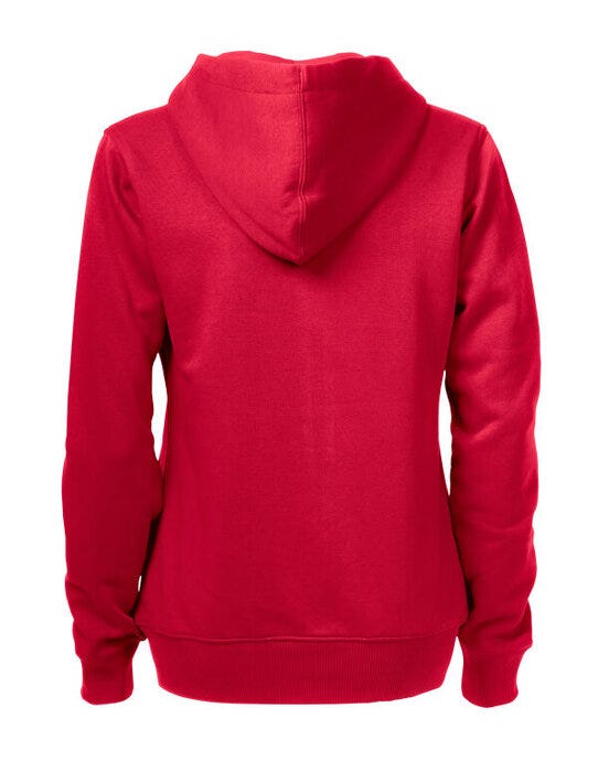 Printer Essentials Printer Ladies Overhead Full Zip Hoody - Red