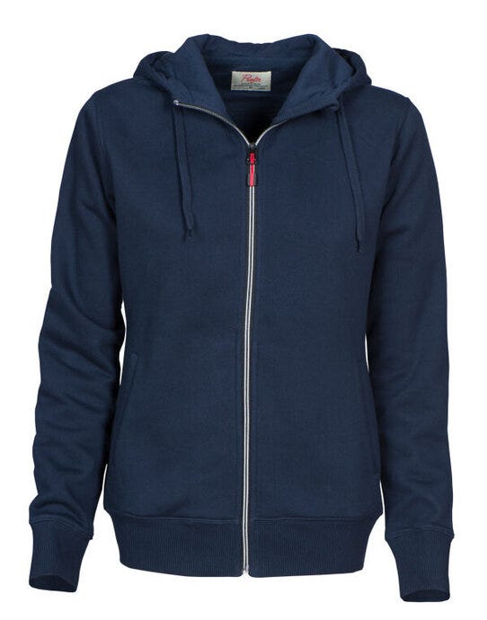 Printer Essentials Printer Ladies Overhead Full Zip Hoody - Navy
