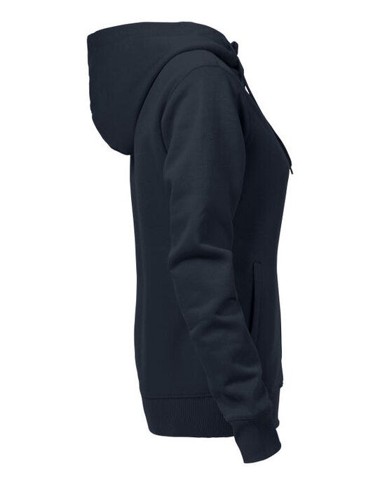 Printer Essentials Printer Ladies Overhead Full Zip Hoody - Dark Navy