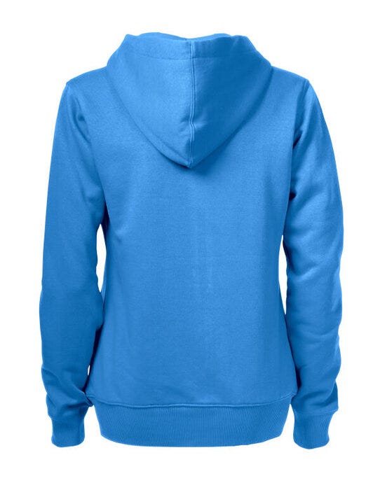 Printer Essentials Printer Ladies Overhead Full Zip Hoody - Ocean Blue