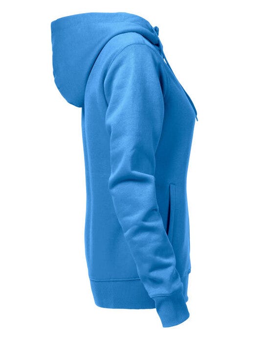 Printer Essentials Printer Ladies Overhead Full Zip Hoody - Ocean Blue