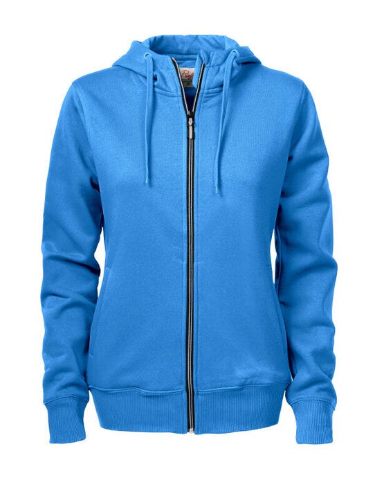 Printer Essentials Printer Ladies Overhead Full Zip Hoody - Ocean Blue