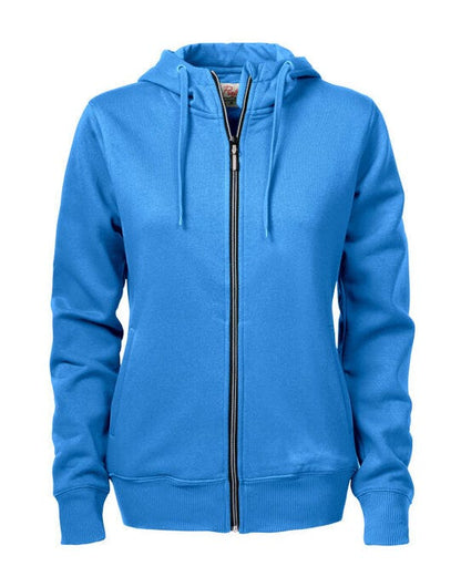 Printer Essentials Printer Ladies Overhead Full Zip Hoody - Ocean Blue