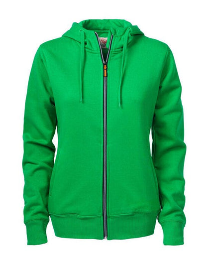 Printer Essentials Printer Ladies Overhead Full Zip Hoody - Fresh Green