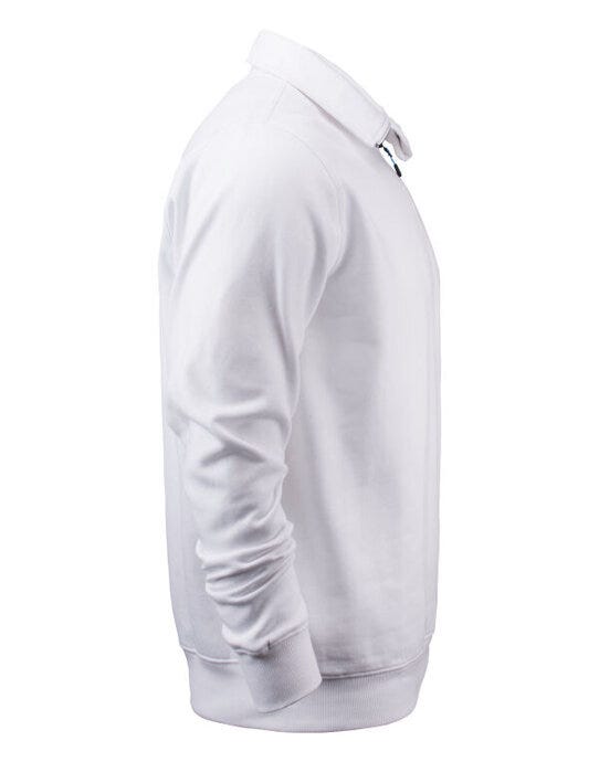 Printer Essentials Printer Mens Rounders RXS 1/2 Zip - White