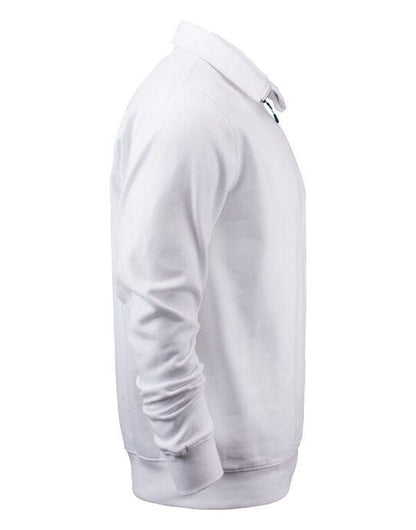 Printer Essentials Printer Mens Rounders RXS 1/2 Zip - White