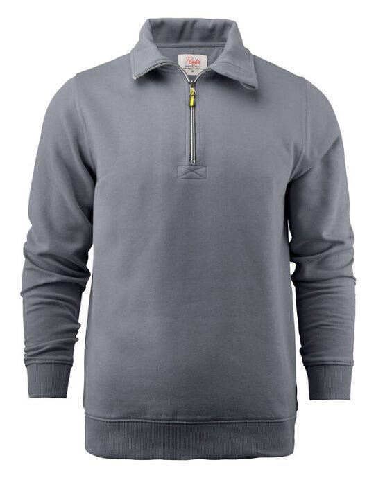 Printer Essentials Printer Mens Rounders RXS 1/2 Zip - Steel Grey